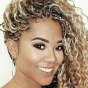 Beautiful 36" HD Lace Knotless Box Boho Braided Lace Wig-Human Hair!
